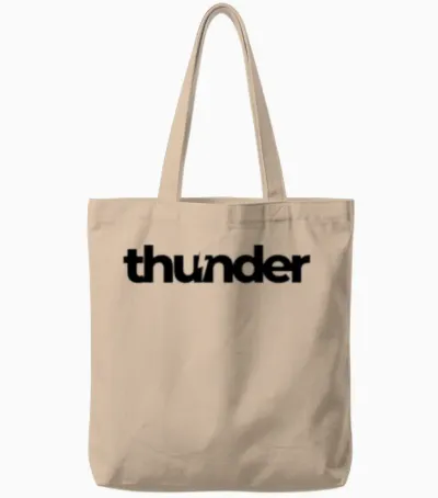 Thunder Tote Bags - Natural