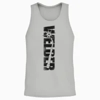 Welder Welding Vintage Welder Unisex Tank Top in Ash - 2