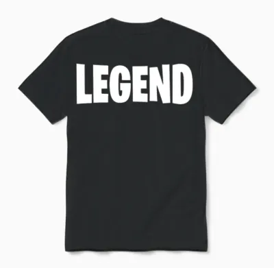 Legend Unisex T-Shirt - Black