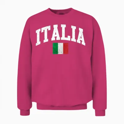 Italia Unisex Sweatshirt - Heliconia