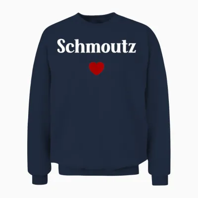 Alsatian Expression Humour Alsace Schmoutz T-Shirt, Black, S Unisex Sweatshirt - Navy