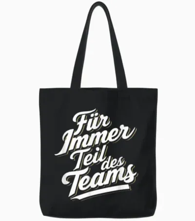 Für Immer Teil - Trainer Abschied Ruhestand Danke Fußball Tote Bags - Black