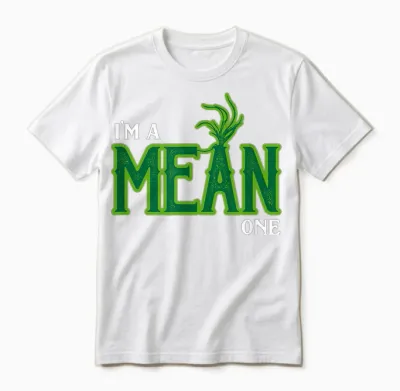 I'm a Mean One Unisex T-Shirt - White