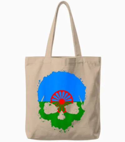 Vintage Gypsy Flag Gift Gypsy Gypsy People Rom Tote Bags - Natural