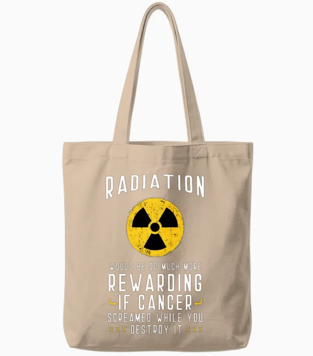 If Cancer Screamed While You Destroy It Tote Bags in Natural