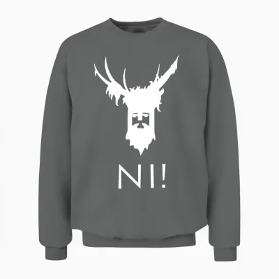 Knights Who Say Ni Unisex Sweatshirt - Graphite Heather