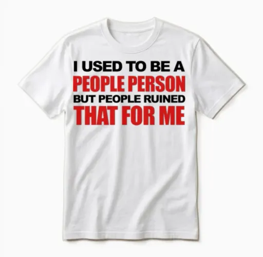 Funny Unisex T-Shirt in White
