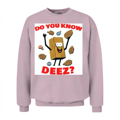 Do You Know Deez Album Cover Unisex Sweatshirt - Light Pink