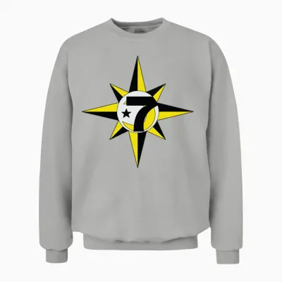 Islam Allah 5 Percent Star Nation of Gods African Unisex Sweatshirt - Ash