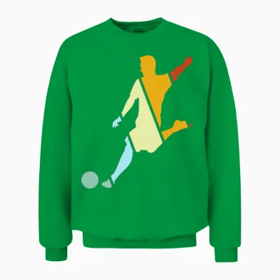 Soccer Retro Unisex Sweatshirt - Irish Green
