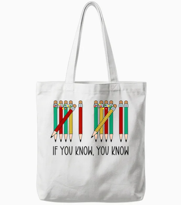 Funny Six Seven 6 7 Meme Gen Alpha 67 if You Know You Know Tote Bags in White