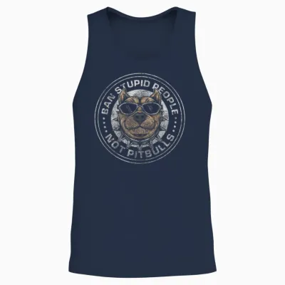 Dog Dog Breed Loyal Unisex Tank Top - Navy