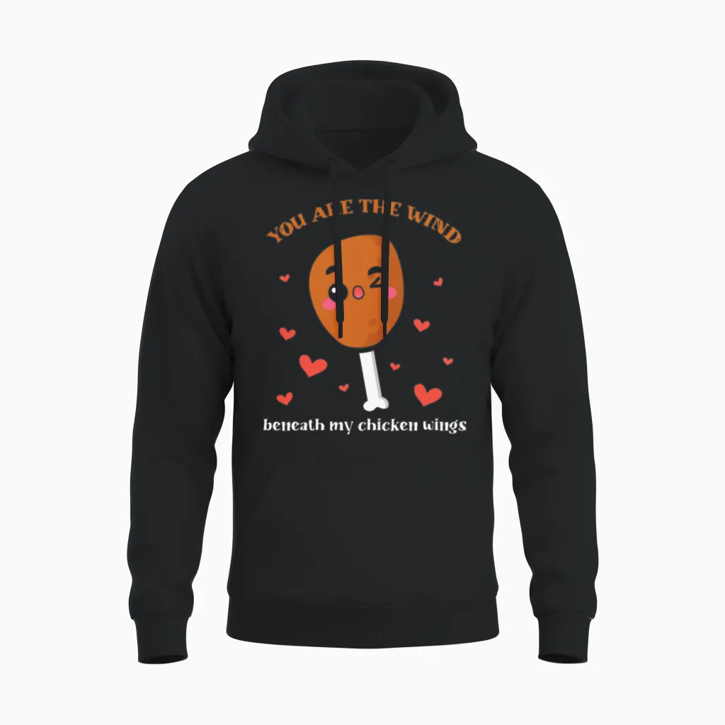 Funny Food Lover Unisex Hoodie in Black