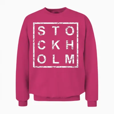 Stylisches Stockholm Schweden Unisex Sweatshirt - Heliconia