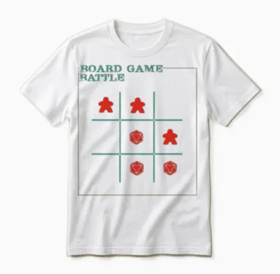 Board Game Battle Unisex T-Shirt - White
