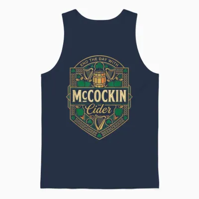 Mccocking Cider Unisex Tank Top - Navy