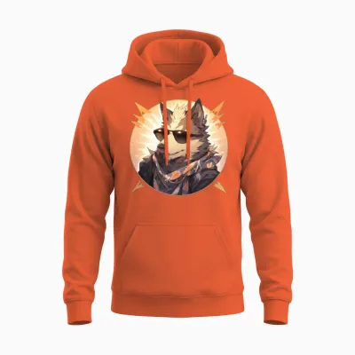 Dogs Pet Dog Owner Dog Lover Animal Unisex Hoodie - Orange