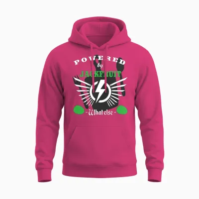 Powered by Jackfruit Unisex Hoodie - Heliconia