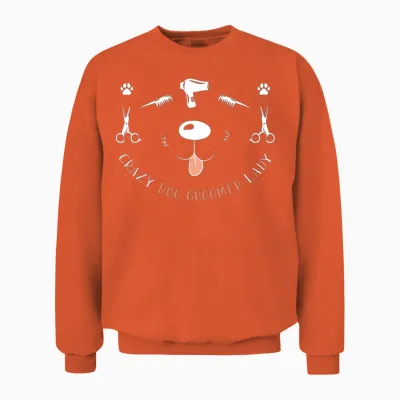 Dog Groomer Dog Grooming Unisex Sweatshirt - Orange