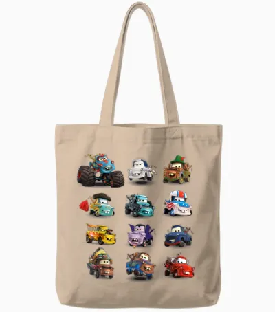 Disney and Pixar’s Cars Many Maters Tote Bags - Natural