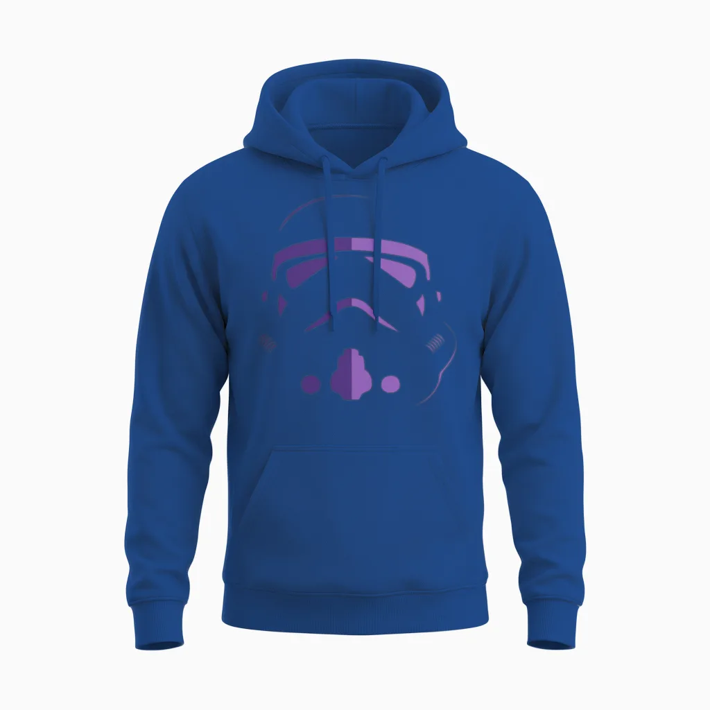 Stormtrooper Retro Unisex Hoodie in Royal