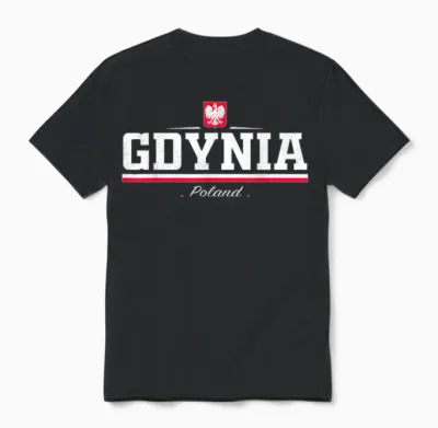 Gdynia Poland/polska Unisex T-Shirt - Black