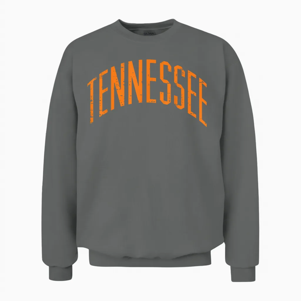 Tennessee Vintage Usa Volunteer State Tn Pride Men Women Kid Unisex Sweatshirt in Graphite Heather
