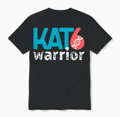 Kat6 Warrior Unisex T-Shirt - Black