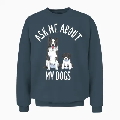 Dog Pet Dog Mom Dog Lover Unisex Sweatshirt - Dark Heather