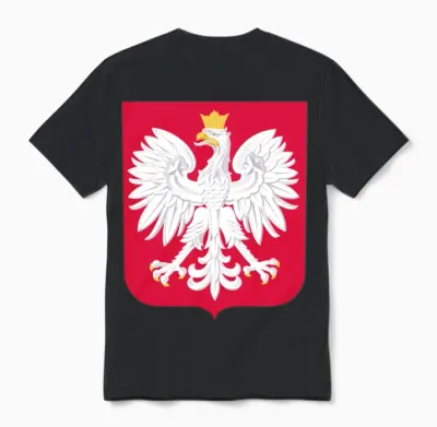 Poland Unisex T-Shirt - Black