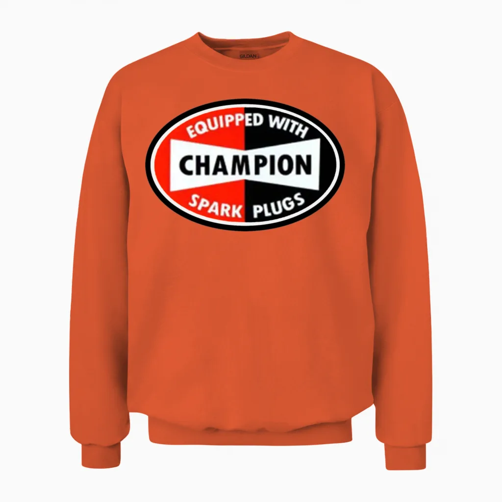 Champion Merch Unisex Sweatshirt in Orange