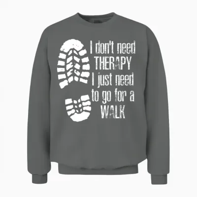Outdoor Hiking Walk Walking Hike Unisex Sweatshirt - Graphite Heather