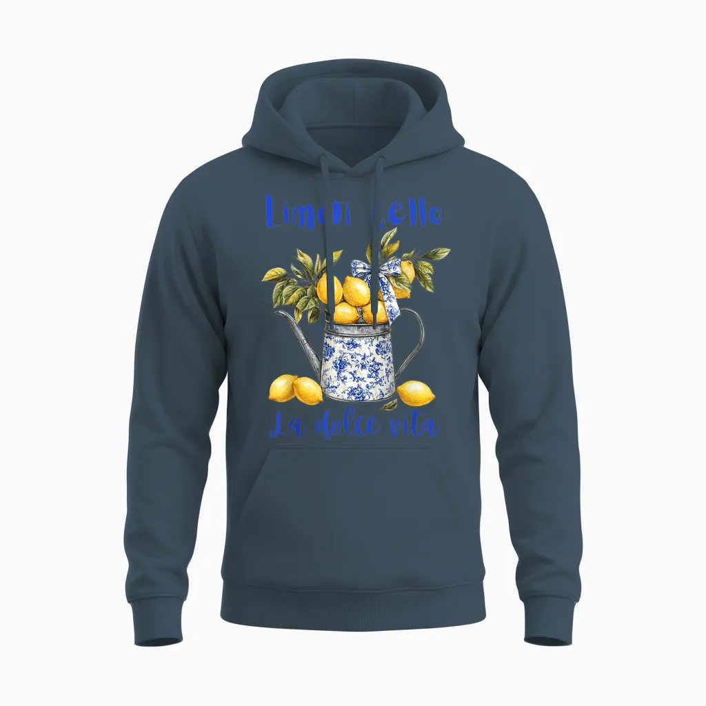 Limoncello La Dolce Vita Italy Unisex Hoodie in Dark Heather