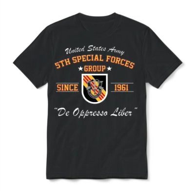 5th Special Forces Group 5th Sfg Unisex T-Shirt - Black