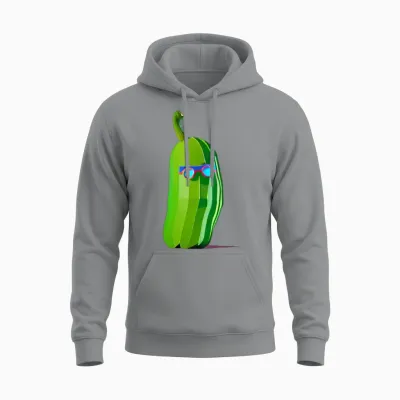 Serious Chini Unisex Hoodie - Sport Grey