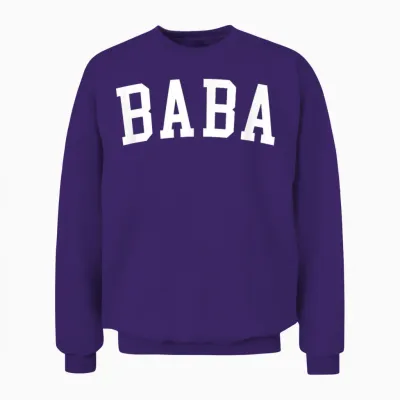 Baba Unisex Sweatshirt - Purple