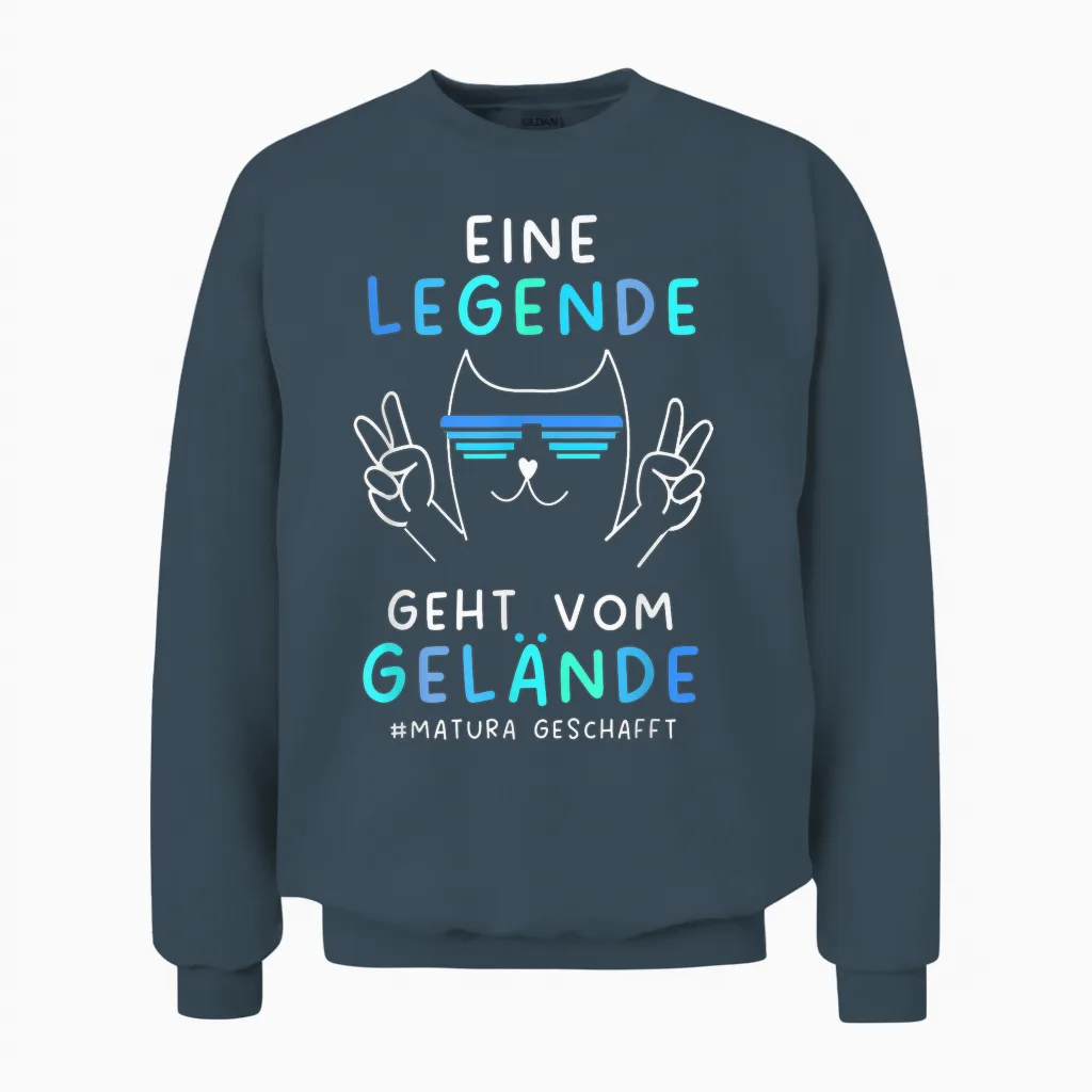 Matura Geschafft 2026 Maturaabschluss Unisex Sweatshirt in Dark Heather