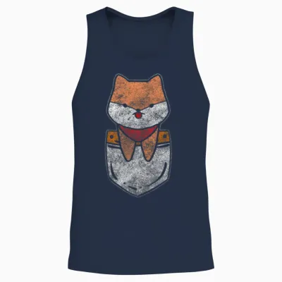 Shiba Pedigree Dog Dog Owner Cryptocurrency Unisex Tank Top - Navy