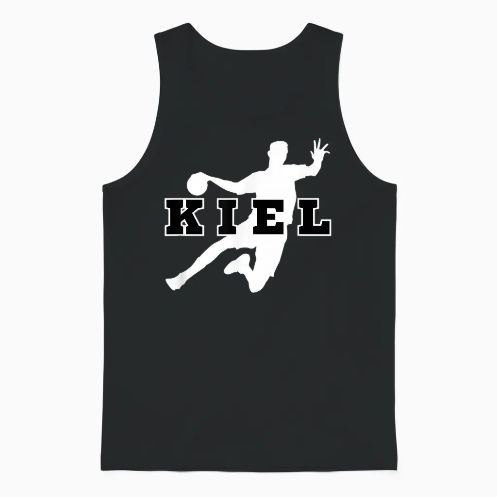 Kiel Handball Mannschaft Verein Fan Schleswig-Holstein Weiss Unisex Tank Top in Black