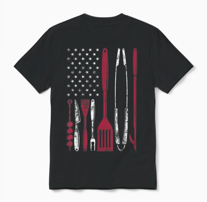 Bbq Smoker Barbecue Chef Smoking Tools Grilling Pit Master Unisex T-Shirt in Black