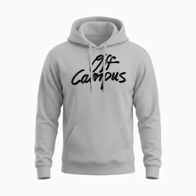 Außerhalb Des Campus - Logo Unisex Hoodie - Ash