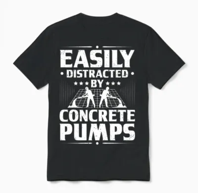 Concrete Worker Concreter Concrete Builder Unisex T-Shirt - Black