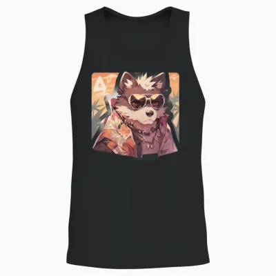 Dogs Pet Dog Owner Dog Lover Animal Unisex Tank Top - Black