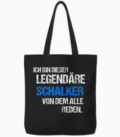 Schalke Gelsenkirchen T-Shirt with Saying City Souvenir Fan T-Shirt, Black Tote Bags - Black