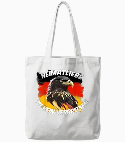 Heimatliebe Ist Kein Verbrechen - Deutschland Eagle Classic Tote Bags - White
