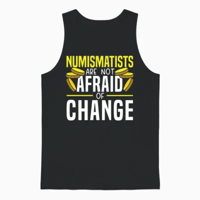 Numismatist Coin Collector Coin Collecting Unisex Tank Top - Black