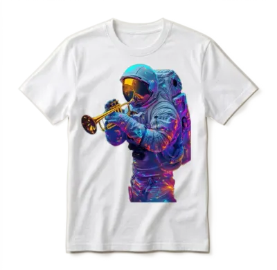 Trumpet Unisex T-Shirt - White
