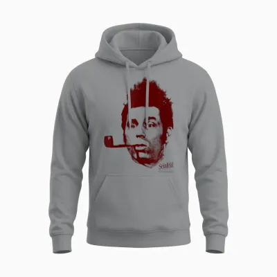 Seinfeld Kramer Big Pipe Face Unisex Hoodie - Sport Grey