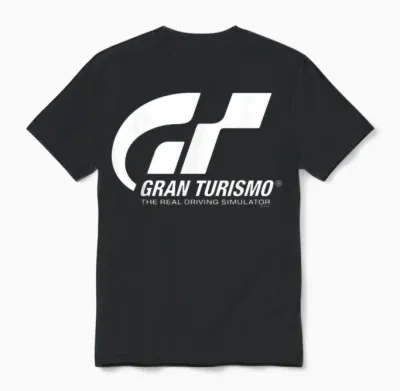 Playstation Gran Turismo the Real Driving Simulator Grey Unisex T-Shirt - Black