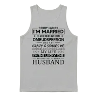 Ombudsperson Funny Saying for Husband Unisex Tank Top - Ash – 1